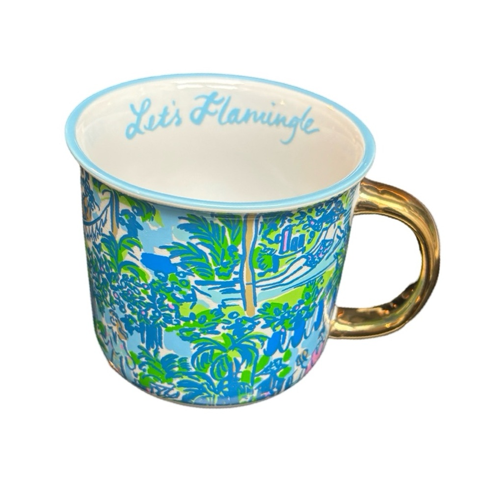 Lilly Pulitzer,Let’s Flamingle coffee mug, 13oz, perfect condition